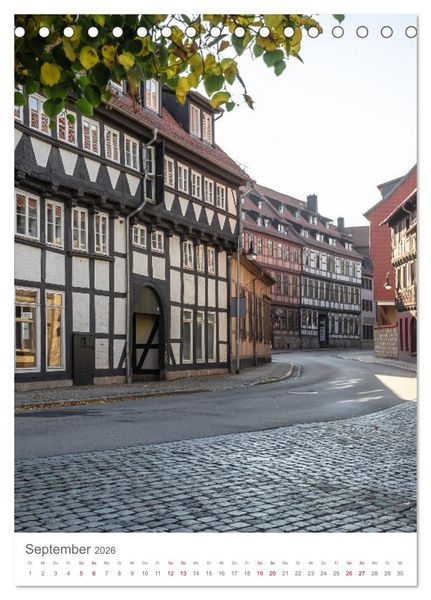 Produktbild: Fachwerk in Halberstadt (Tischkalender 2026 DIN A5 hoch), CALVENDO Monatskalender