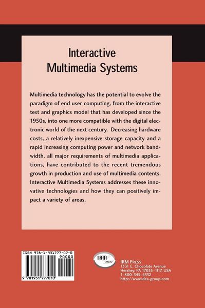 Produktbild: Interactive Multimedia Systems