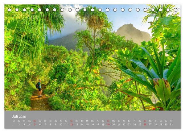 Produktbild: SPIRIT OF HAWAII (Tischkalender 2026 DIN A5 quer), CALVENDO Monatskalender