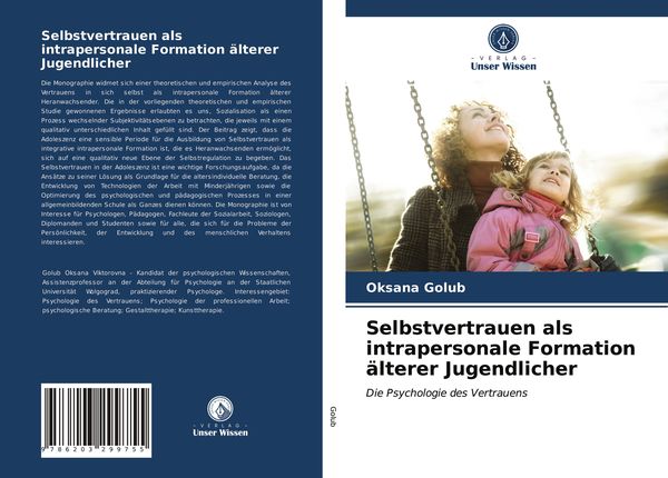 Produktbild: Selbstvertrauen als intrapersonale Formation &auml;lterer Jugendlicher