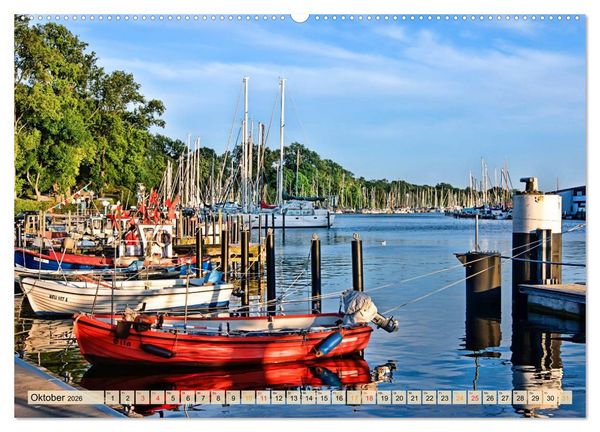 Produktbild: Sch&ouml;ne H&auml;fen in Deutschland von Greetsiel bis Lindau (Wandkalender 2026 DIN A2 quer), CALVENDO Monatskalender