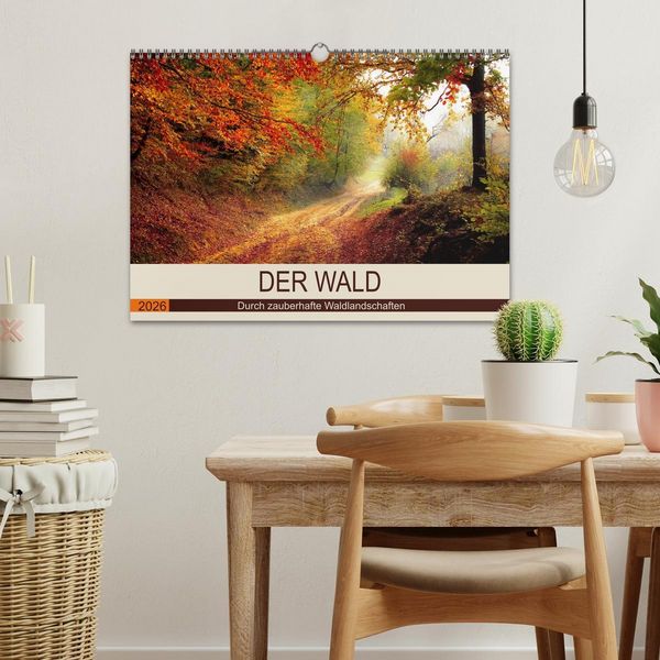 Produktbild: Der Wald. Durch zauberhafte Waldlandschaften (Wandkalender 2026 DIN A3 quer), CALVENDO Monatskalender