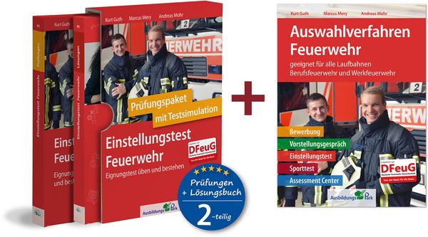 Produktbild: Sparpaket &ndash; Einstellungstest + Auswahlverfahren Feuerwehr