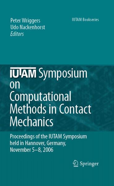 Produktbild: IUTAM Symposium on Computational Methods in Contact Mechanics