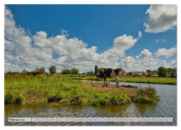 Produktbild: Ungew&ouml;hnliches Nordholland (hochwertiger Premium Wandkalender 2026 DIN A2 quer), Kunstdruck in Hochglanz