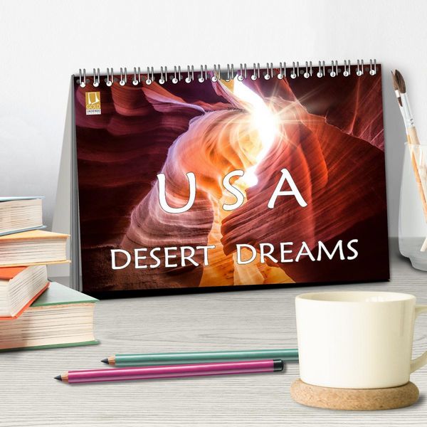 Produktbild: USA Desert Dreams (Tischkalender 2026 DIN A5 quer), CALVENDO Monatskalender