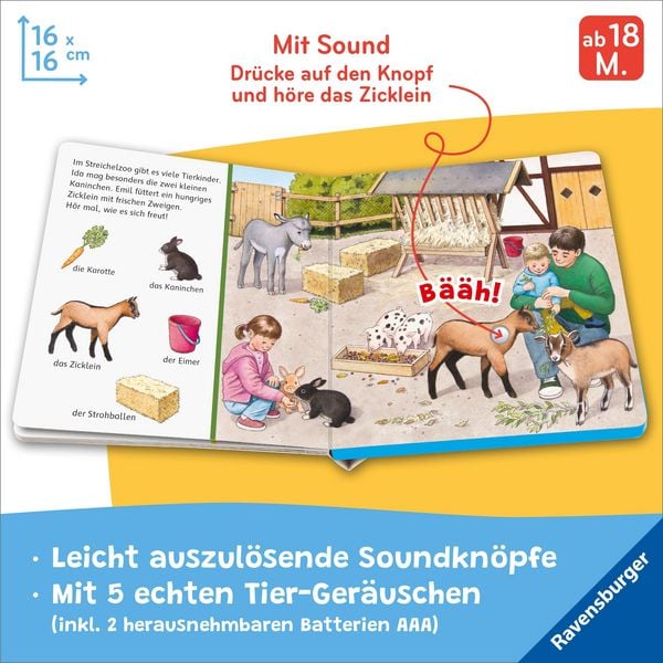 Produktbild: H&ouml;r mal hin - Sachen suchen, Sachen h&ouml;ren: Tierkinder