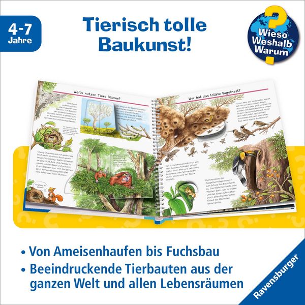 Produktbild: Wieso? Weshalb? Warum? Band 66 - Was Tiere alles bauen