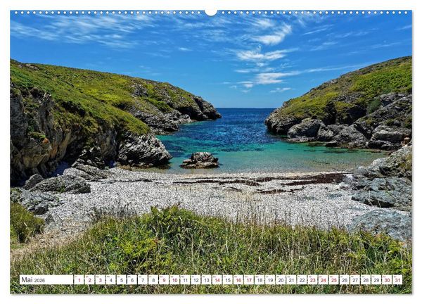 Produktbild: Belle Ile en Mer - Ein bretonisches Paradies (Wandkalender 2026 DIN A2 quer), CALVENDO Monatskalender