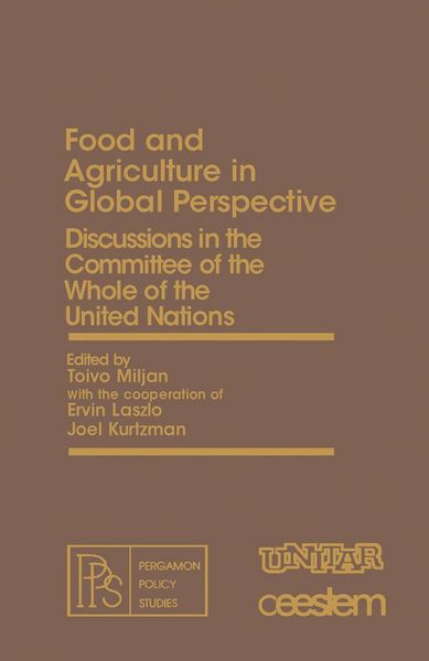 Produktbild: Food and Agriculture in Global Perspective