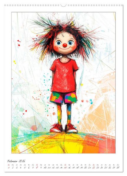 Produktbild: Kleine Chaoten (Wandkalender 2026 DIN A2 hoch), CALVENDO Monatskalender