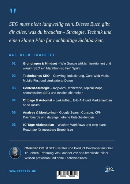 Produktbild: Das SEO-Kreativ Handbuch