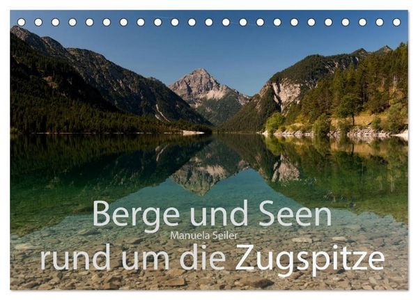 Produktbild: Berge und Seen rund um die Zugspitze (Tischkalender 2026 DIN A5 quer), CALVENDO Monatskalender