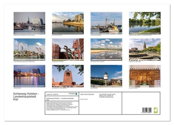 Produktbild: Schleswig Holstein - Landeshauptstadt Kiel (Wandkalender 2026 DIN A2 quer), CALVENDO Monatskalender