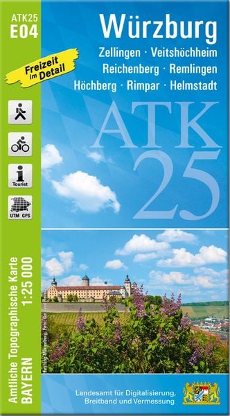 Produktbild: ATK25-E04 W&uuml;rzburg (Amtliche Topographische Karte 1:25000)