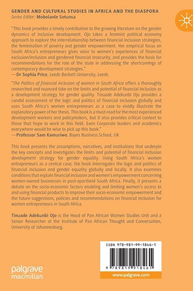 Produktbild: The Politics of Financial Inclusion of Women in South Africa