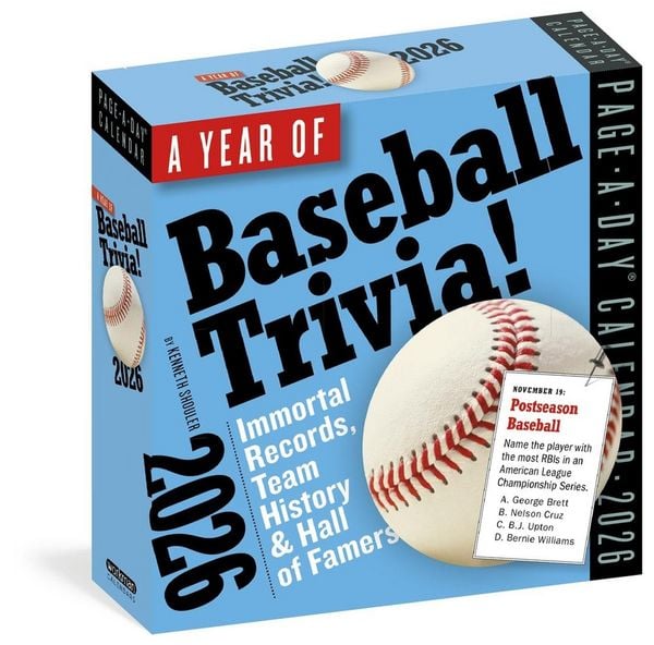 Produktbild: Year of Baseball Trivia Page-A-Day(r) Calendar 2026