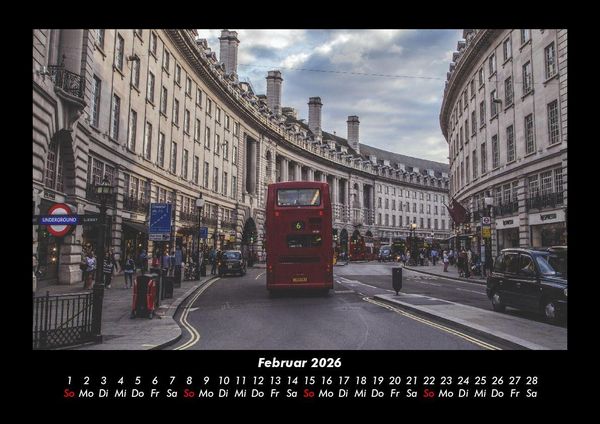 Produktbild: London 2026 Fotokalender DIN A3
