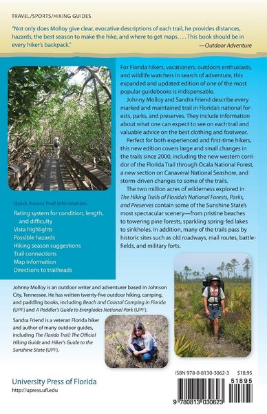 Produktbild: The Hiking Trails of Florida's National Forests, Parks, and Preserves, Second Edition