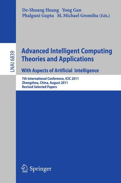 Produktbild: Advanced Intelligent Computing Theories and Applications
