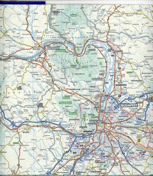 ADAC LänderKarte Ungarn 1:300 000