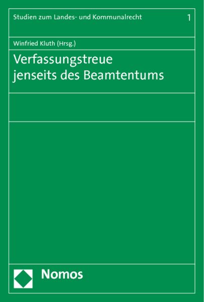 Produktbild: Verfassungstreue jenseits des Beamtentums