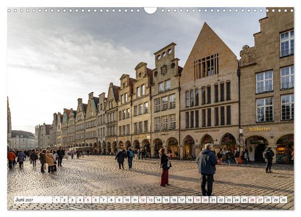 Produktbild: Lebenswertes M&uuml;nster (Wandkalender 2027 DIN A3 quer), CALVENDO Monatskalender