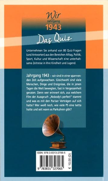 Produktbild: Wir vom Jahrgang 1943 - Das Quiz