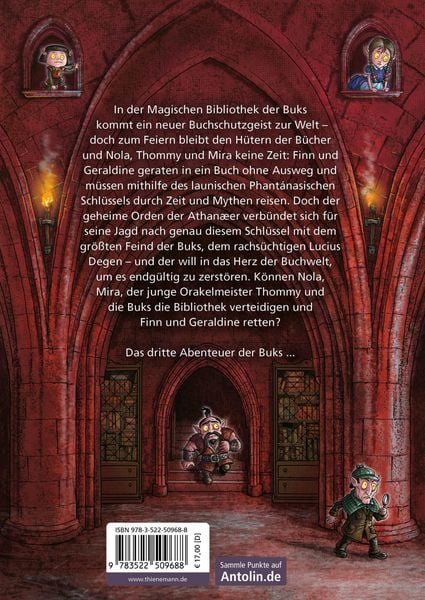 Produktbild: Die magische Bibliothek der Buks 3: Der Phant&aacute;nasische Schl&uuml;ssel