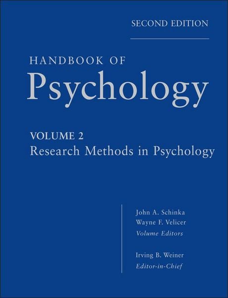 Produktbild: Handbook of Psychology, Research Methods in Psychology