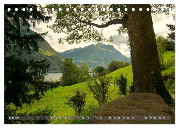 Produktbild: Der Zauber der Schweizer Berge (Tischkalender 2026 DIN A5 quer), CALVENDO Monatskalender