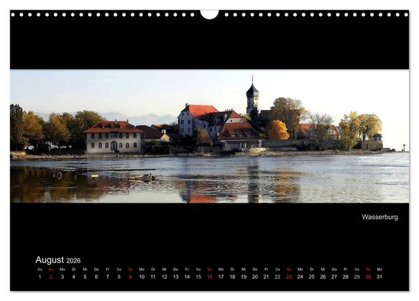 Produktbild: Panoramen vom Bodensee (Wandkalender 2026 DIN A3 quer), CALVENDO Monatskalender