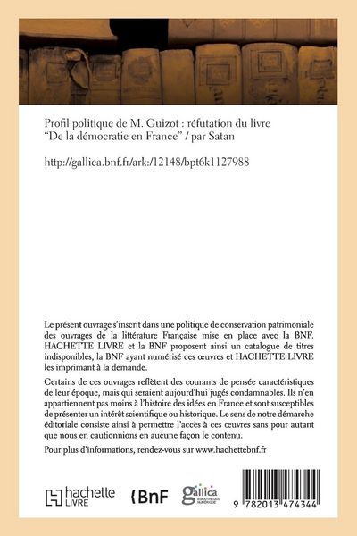 Produktbild: Profil politique de M. Guizot