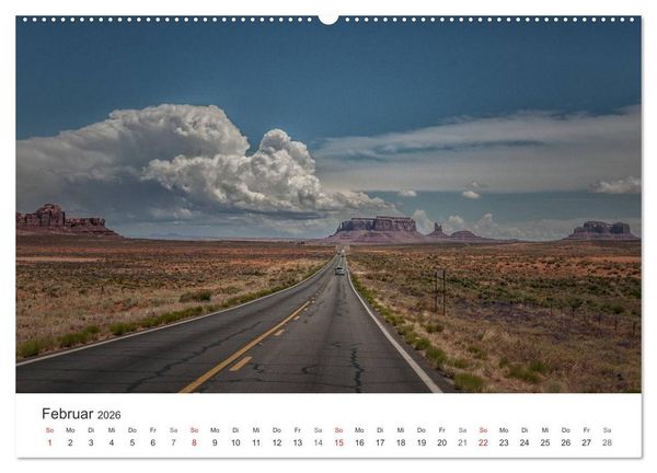 Produktbild: USA Roads (Wandkalender 2026 DIN A2 quer), CALVENDO Monatskalender