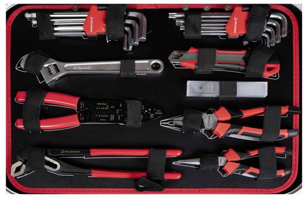 Produktbild: Holzmann Maschinen WZK167PRO WZK167PRO Handwerker Werkzeugkoffer best&uuml;ckt