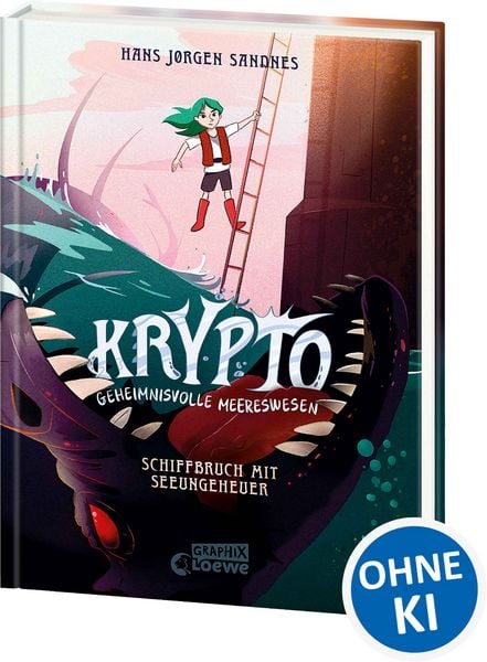 Krypto - Geheimnisvolle Meereswesen (Band 3) - Schiffbruch mit Seeungeheuer, Gebundene Ausgabe von Hans Jørgen Sandnes, Loewe, 9783743216037