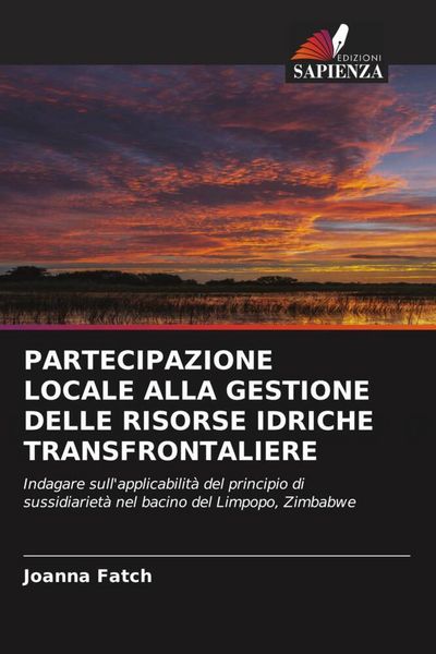 Produktbild: Partecipazione Locale Alla Gestione Delle Risorse Idriche Transfrontaliere