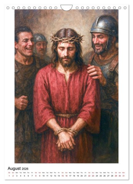 Produktbild: The Way of the Son of Man (Wall Calendar 2026 DIN A4 portrait), CALVENDO 12 Month Wall Calendar