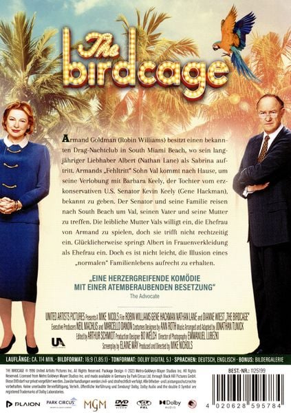 Produktbild: The Birdcage - Ein Paradies f&uuml;r schrille V&ouml;gel