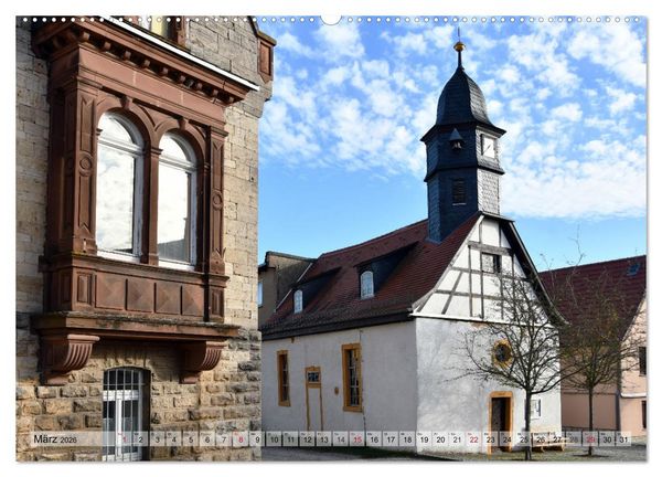Produktbild: Wunderbares Th&uuml;ringen - besondere Dorfkirchen (hochwertiger Premium Wandkalender 2026 DIN A2 quer), Kunstdruck in Hochglanz