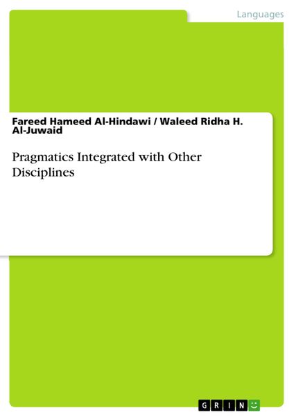 Produktbild: Pragmatics Integrated with Other Disciplines