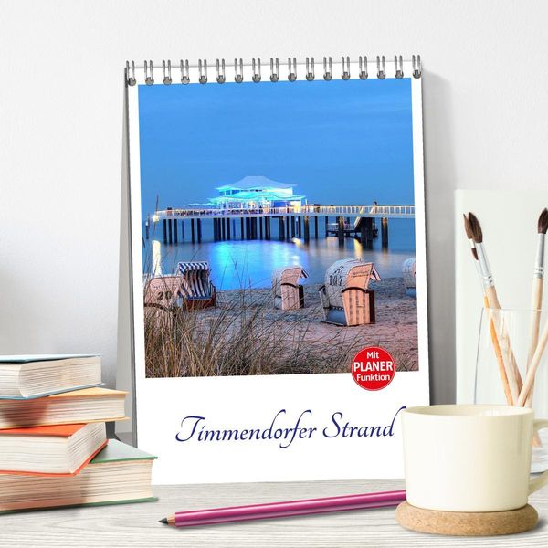 Produktbild: Timmendorfer Strand (Tischkalender 2026 DIN A5 hoch), CALVENDO Monatskalender