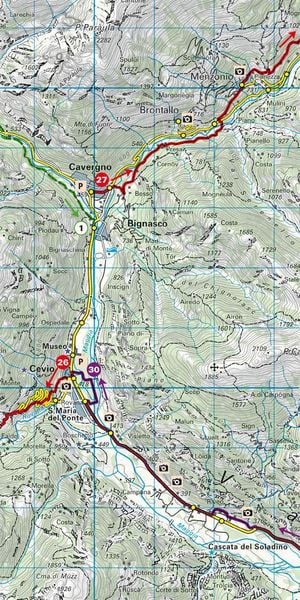 Produktbild: Maggia, Verzasca, Locarno-Ascona Touren-Wanderkarte Nr. 18