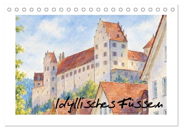 Produktbild: Idyllisches F&uuml;ssen (Tischkalender 2027 DIN A5 quer), CALVENDO Monatskalender