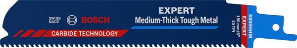 Produktbild: Bosch Accessories 2608900373 EXPERT &lsquo;Medium-Thick Tough Metal&rsquo; S 955 HHM S&auml;bels&auml;geblatt, 1&nbsp;St&uuml;ck S&auml;geblatt-L&auml;nge 150 mm 1 St.