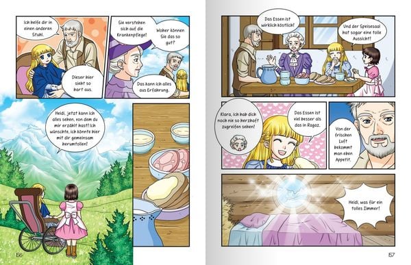 Produktbild: MANHWA &ndash; Klassiker f&uuml;r Kids &ndash; Heidi, Kind der Berge (komplett in Farbe)