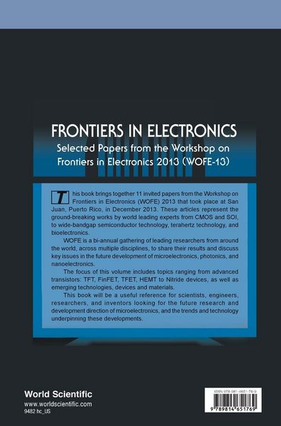 Produktbild: Frontiers in Electronics-Wofe 13