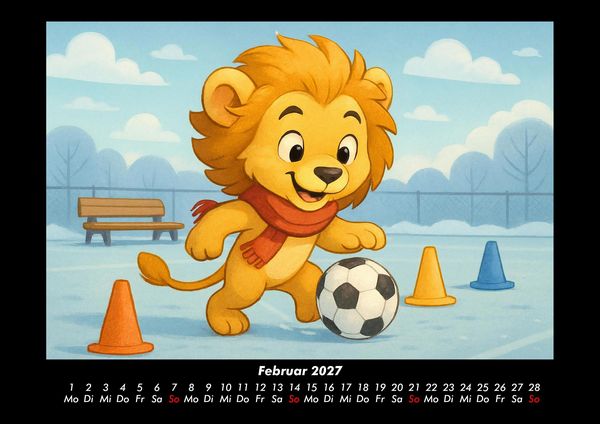 Produktbild: Buschi und das Fu&szlig;balljahr 2027 Fotokalender DIN A3