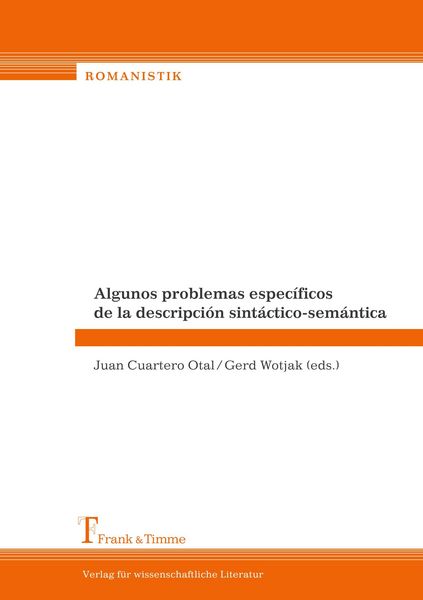 Produktbild: Algunos problemas espec&iacute;ficos de la descripci&oacute;n sint&aacute;ctico-sem&aacute;ntica