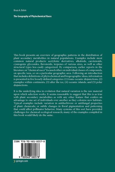 Produktbild: The Geography of Phytochemical Races